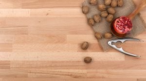 Solid beech worktop