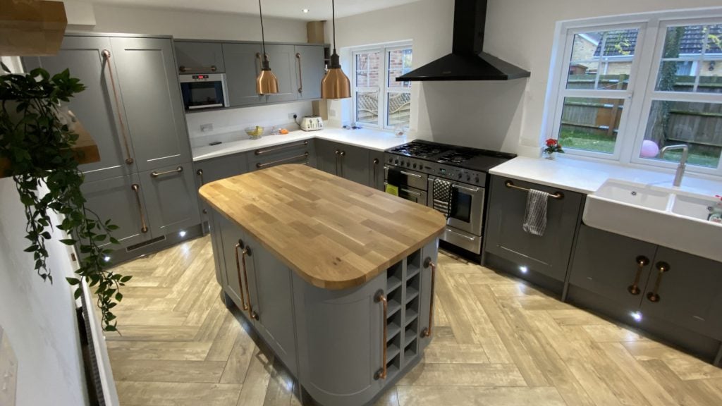 Solid wooden worktop