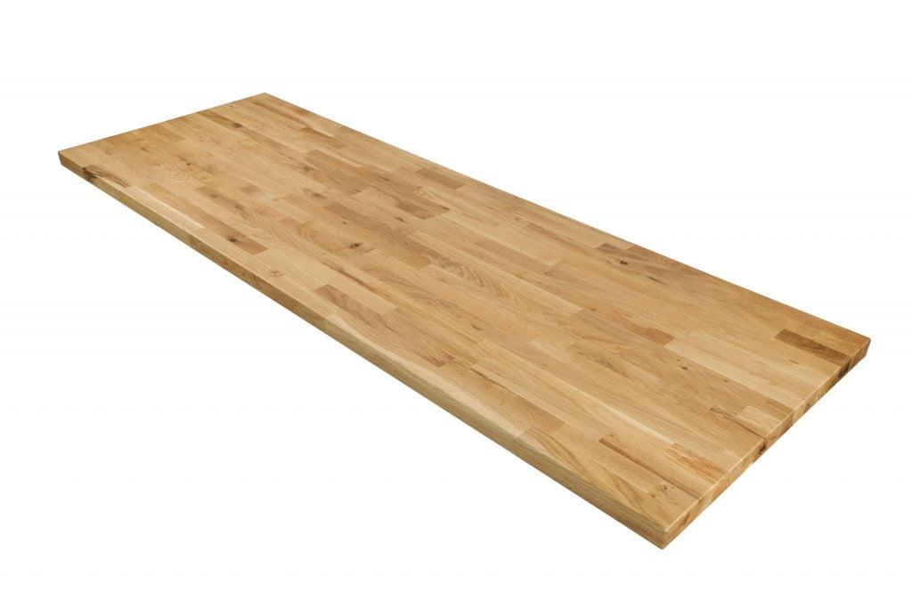 Oak Worktop Picture taken from the Top